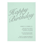 Happy Birthday invitations