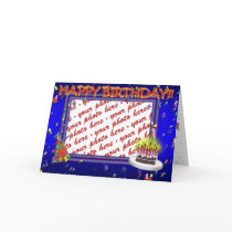 Happy Birthday Photo Frame cards