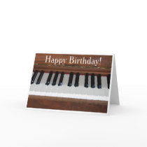 Happy Birthday Piano cards by Robeth Happy Birthday Piano cards