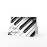 Happy Birthday! Piano Music Card