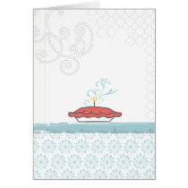 {Happy Birthday} Pie Card cards