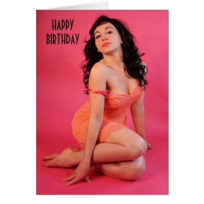 HAPPY BIRTHDAY pin up card by photogenious