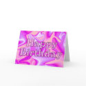 Happy Birthday Pink cards by dndartstudio Happy Birthday Pink cards