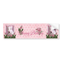 Happy Birthday - Pitbull - Petey Bumper Sticker