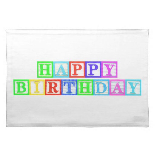 Happy Birthday! Placemats