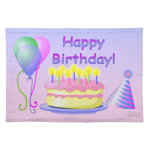 Happy Birthday Placemat