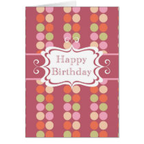 Happy Birthday (poka dots) cards