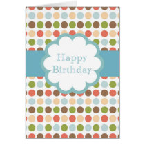 Happy Birthday (poka dots) cards