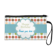 Happy Birthday (poka dots) bagettes bags