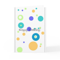 Happy Birthday Polka Dot cards