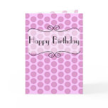 Happy Birthday PolkaDots Card