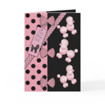 Happy Birthday Poodle cards