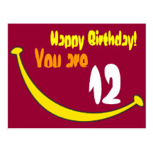 happy birthday post card