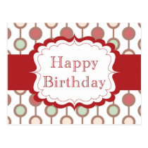 Happy Birthday postcards
