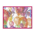 Happy Birthday Post Card postcard