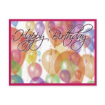 Happy Birthday Post Card