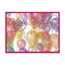 Happy Birthday Post Card postcards by Designdivaad Happy Birthday Post Card postcards