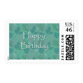 Happy Birthday stamp