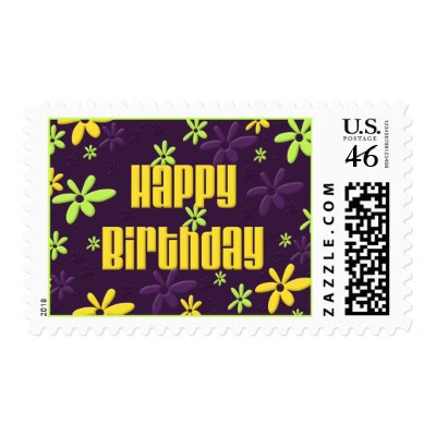Happy Birthday Postage