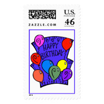 Happy Birthday postage