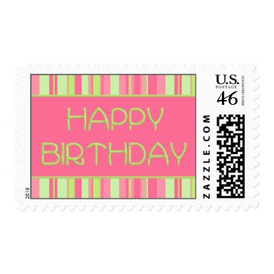 Happy Birthday Postage