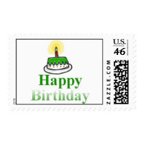 happy birthday postage