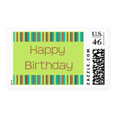Happy Birthday Postage