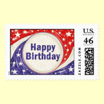 Happy Birthday postage