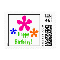 Happy Birthday! postage by princessklb07 Happy Birthday! postage