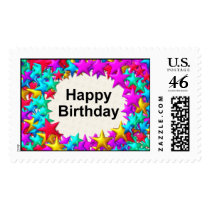 Happy Birthday stamps