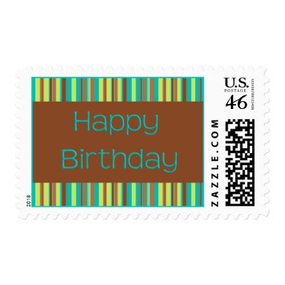Happy Birthday Postage