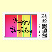 Happy Birthday postage