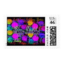 Happy Birthday Postage Stamp