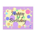 Happy Birthday postcards