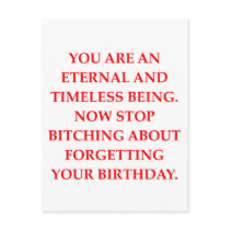 happy birthday post card