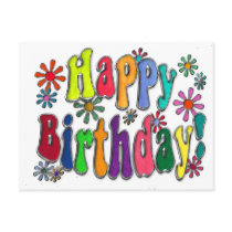 Happy Birthday Postcard