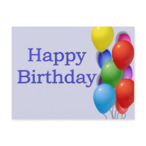 Happy Birthday postcards