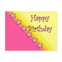 Happy Birthday postcards by JustParties Happy Birthday postcards