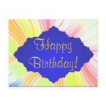 Happy Birthday Postcard
