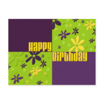 Happy Birthday postcards by ColorScheme Happy Birthday postcards