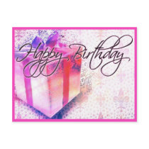 Happy Birthday PostCard by Designdivaad Happy Birthday PostCard