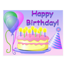 Happy Birthday Postcard