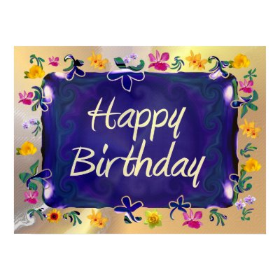 Happy Birthday Print by JustParties