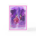Happy Birthday Princess Cats Style 003 cards by murals2go Happy Birthday Princess Cats Style 003 cards