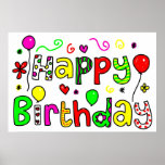 Happy Birthday Print