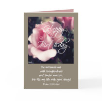 happy birthday psalm 103:4 cards