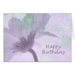 Happy Birthday purple Greeting Cards