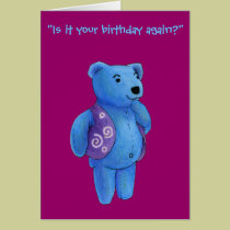 Happy Birthday - Quinn Teddy Bear cards