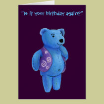 Happy Birthday - Quinn Teddy Bear cards