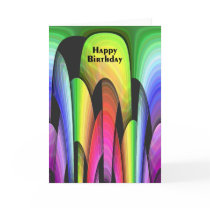 Happy Birthday Rainbow Arch cards